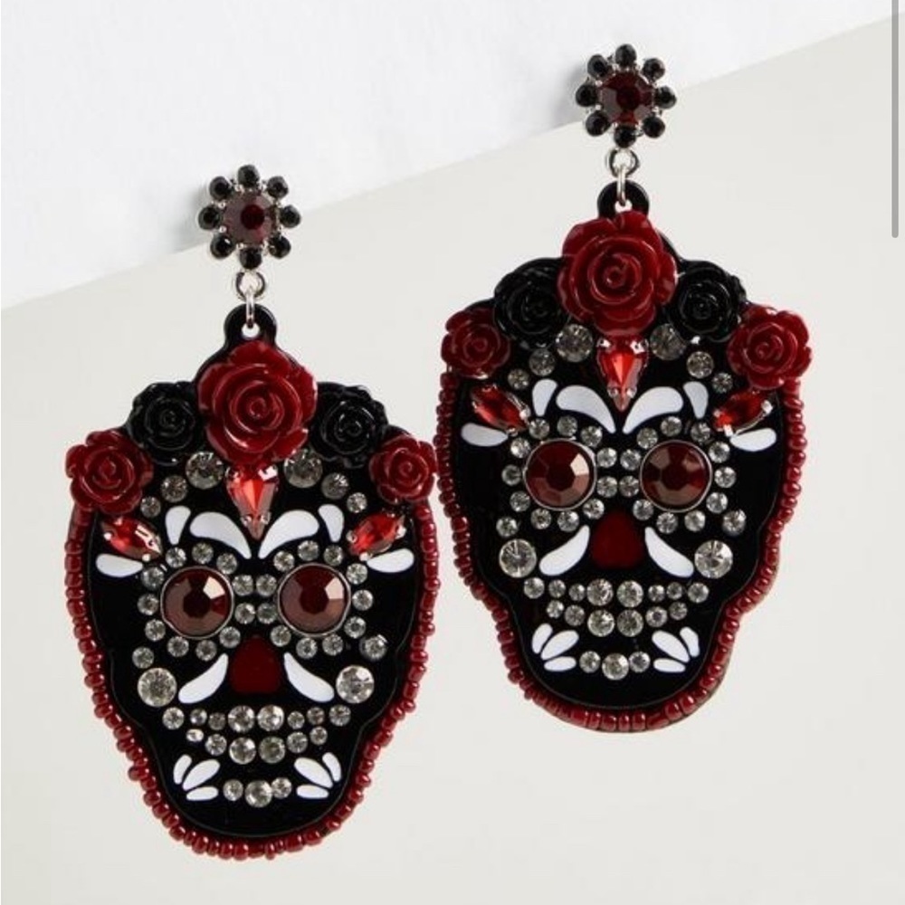 Torrid Sugar Skull Earrings
